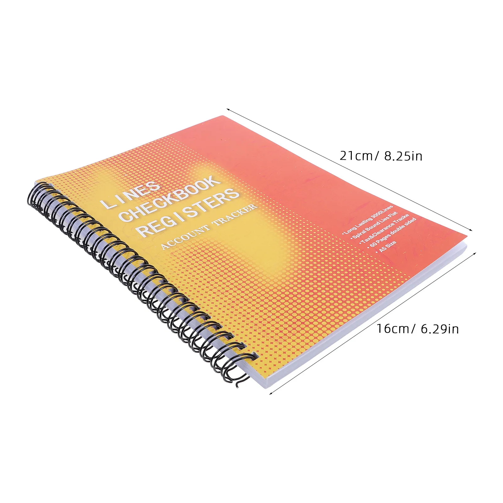 Check Register Notebook Sturdy Hardcover for Business Personal Use Ledger Log Book Transaction Register Checking Account Bank - view 4