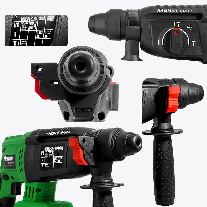 Electric Goddess Brushless Hammer Drill High Power and Powerful Cordless Hammer Rechargeable Multi functional Electric Tools Set