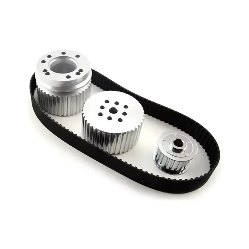 CNC Machining Aluminum Alternator Drive Pulley Kit Timing Cam Pulley