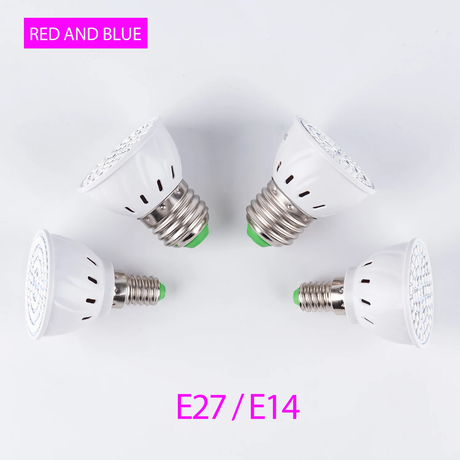 E27 LED Grow Light Bulb E14 Full Spectrum Phytolamp GU10 For Indoor Plant Hydroponic Flower Seed Cultivation MR16 Fluorolamp B22