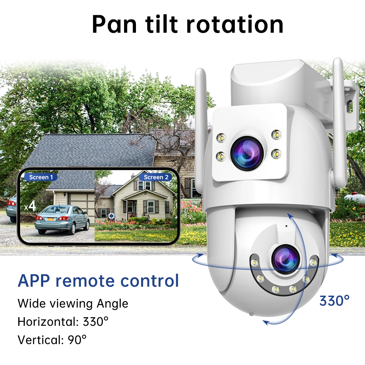 JOOAN Telecamera PTZ 4K HD 5G  - Ip Camera 4K 8Mp Outdoor Ptz recensione e prezzo