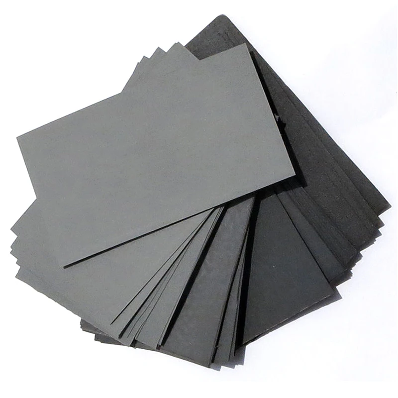 70Pcs Sandpaper 600/800/1000/1200/1500/2000/2500 Grit Sand Paper Water/Dry Sanding Paper For Polishing Grinding Abrasive Tools