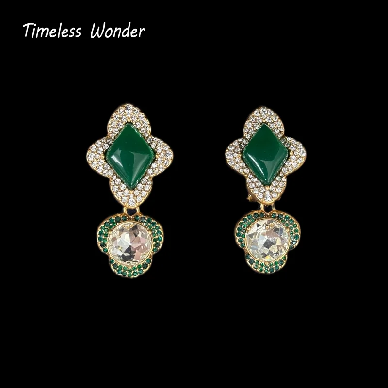 الخالدة عجب يتوهم الزركون جيو زر أقراط للنساء مصمم مجوهرات الشرير الحلو هدية نادرة أعلى أنيق 3346