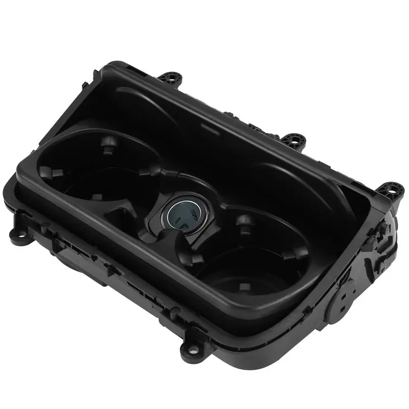 Central Controlled Beverage Cup Holder LED Cigarettes Lighter Base For BMW 5 Series F10 LCI F11 LCI F18 LCI-A54R