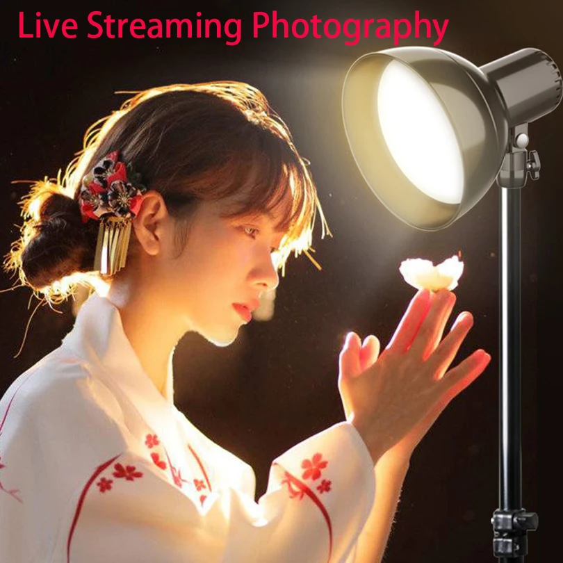 LED Photo Studio Light Remote Control Dimmable Lamp Adjustable Brightness 3200K~5200K Photo Video Light For Softbox Photographic