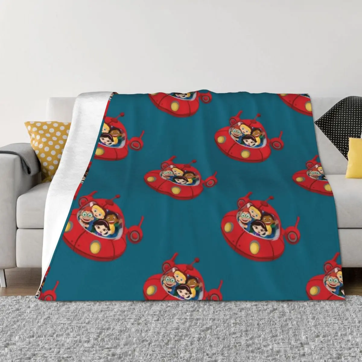 

Funny little einsteins Throw Blanket Designers valentine gift ideas Decorative Throw Shaggy Blankets
