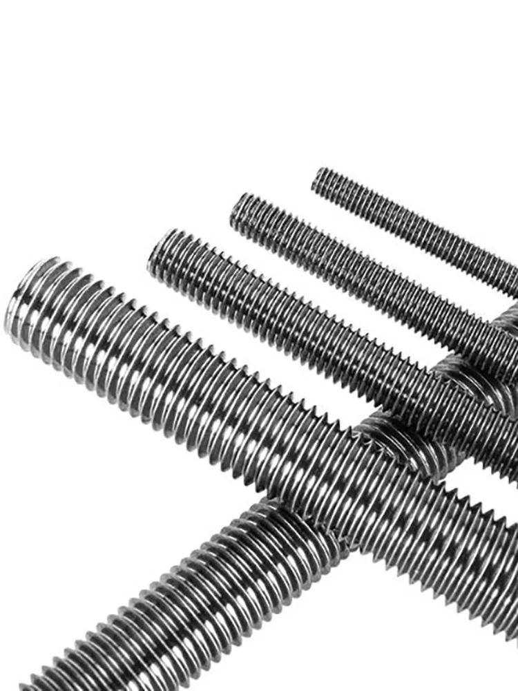 Barre de 2,2 en titane pur, goujon de clouage, M3 figuré, M5, M6, M8, M10, M12, M14, M16, M18, M20, M22, M24, barre filetée Meaccelerfull, goujon le plus récent