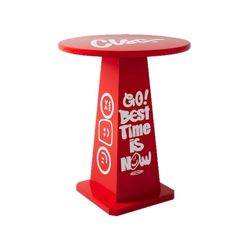 

Industrial style coffee table corner table personalized design cafe living room round table designer