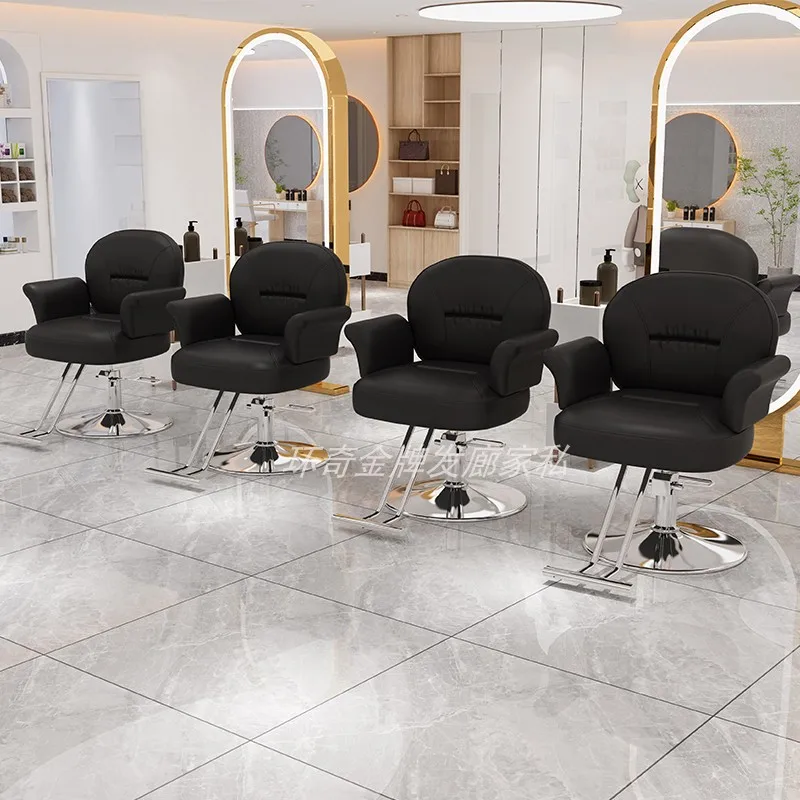 الراحة كرسي حلاق بسيط الرجعية مصغرة الكلاسيكية صالون تجميل الأثاث الفاخرة الحلاق الاشياء Woonkamerstoelen كرسي صالون