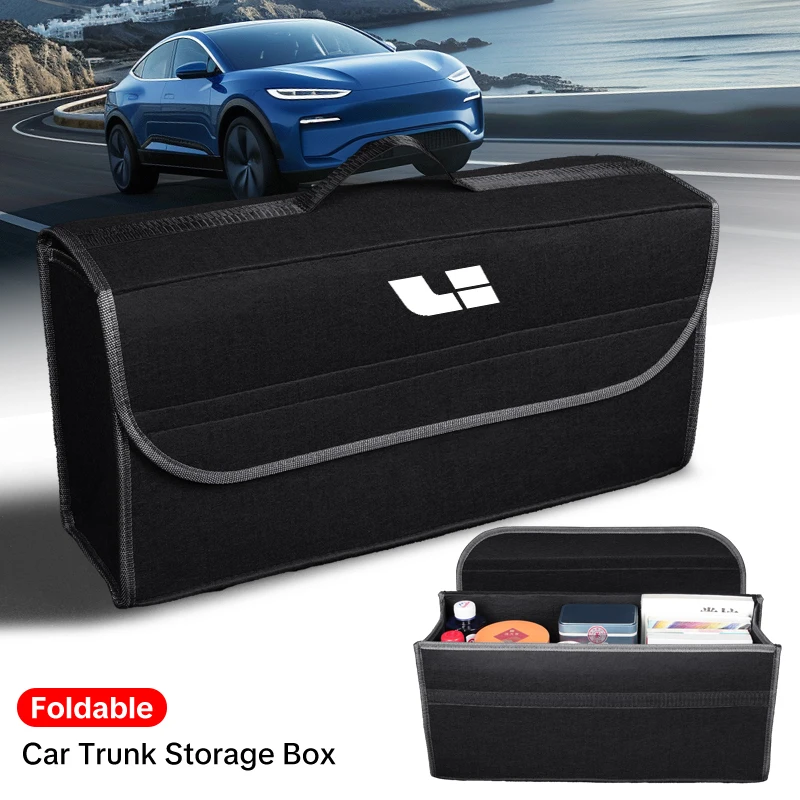 Car Trunk Box Organizer Container Bag Storage Case For Leading Ideal Lixiang Li L7 L8 L9 ONE 2022 2023