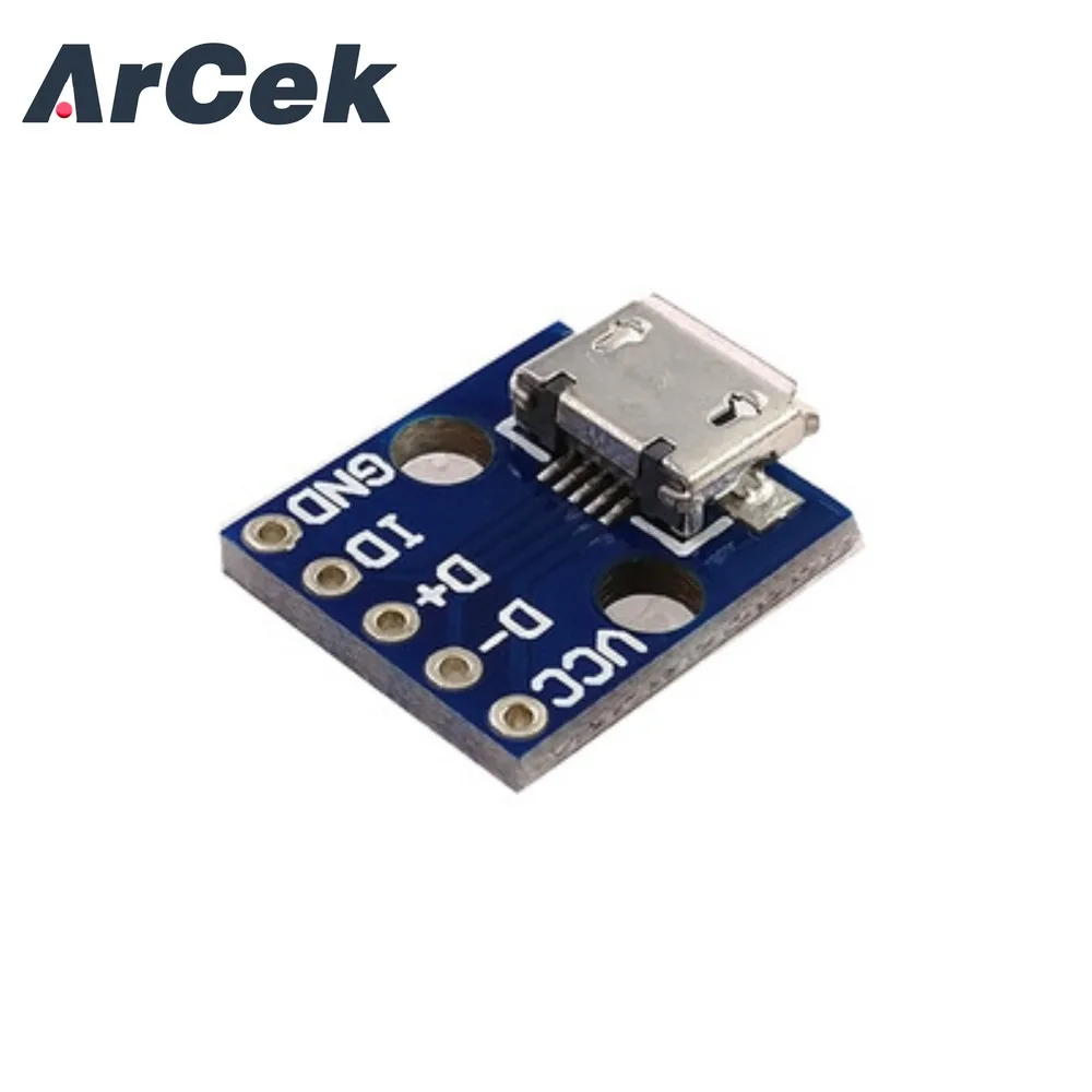 5 Stück cjmcu Breakout Netzteil modul Micro-USB-Schnitts telle Netzteil platine USB 5V Breakout-Modul