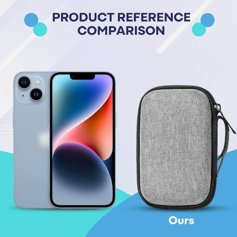 Carrying Bag for MagGo 3 in 1 EVA Case Can Storage & Data Cable