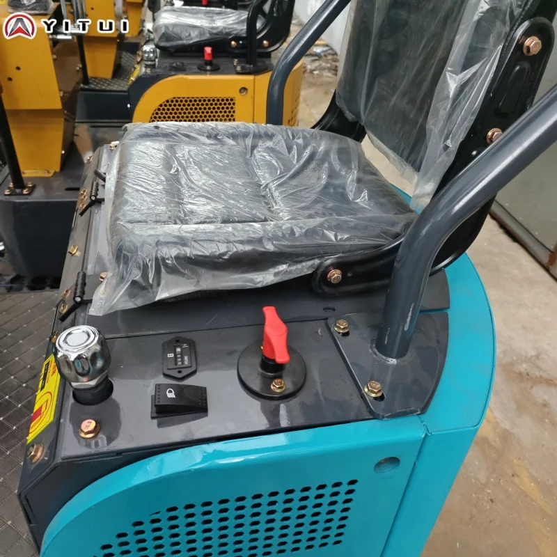 Microescavatore cingolato per piccola escavatore caldo 1 tonnellata Piccolo escavatore agricolo Motore diesel 2 tonnellate Prezzo basso personalizzato