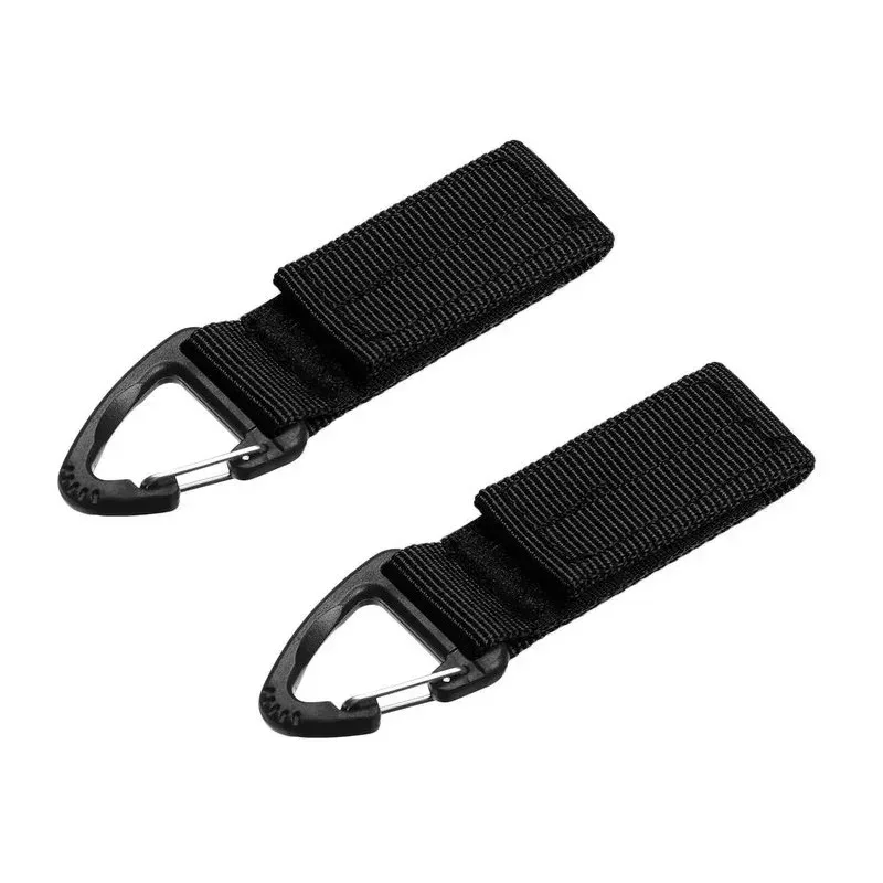 1/2/3Pcs Taktische Hängende Schlüssel Haken Clip Clamp Schnalle Nylon Gurtband Molle Gürtel Karabiner Outdoor Strap klettern Zubehör