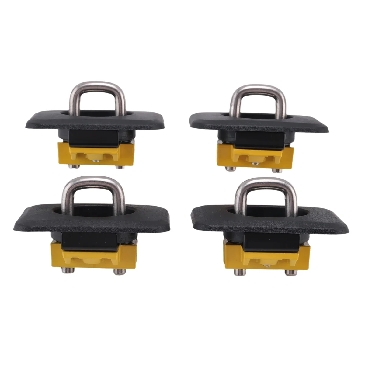 

Tie Down Anchors Retractable Truck Bed Top Side D Ring for 1998-2014 1999-2013 1995-2008 RAM,4PCS