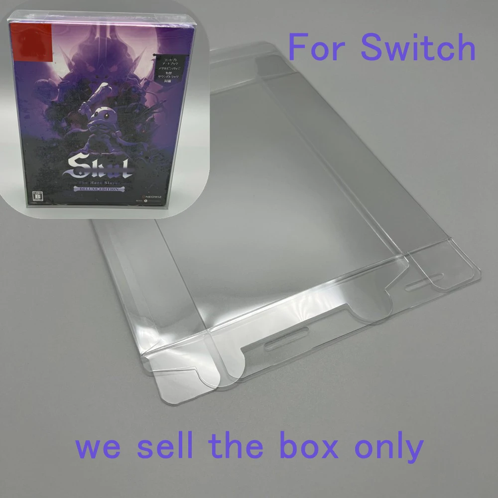 Cubierta de almacenamiento transparente para Switch Skul: The Hero Slayer, versión Jp, edición Deluxe, caja protectora de exhibición de colección