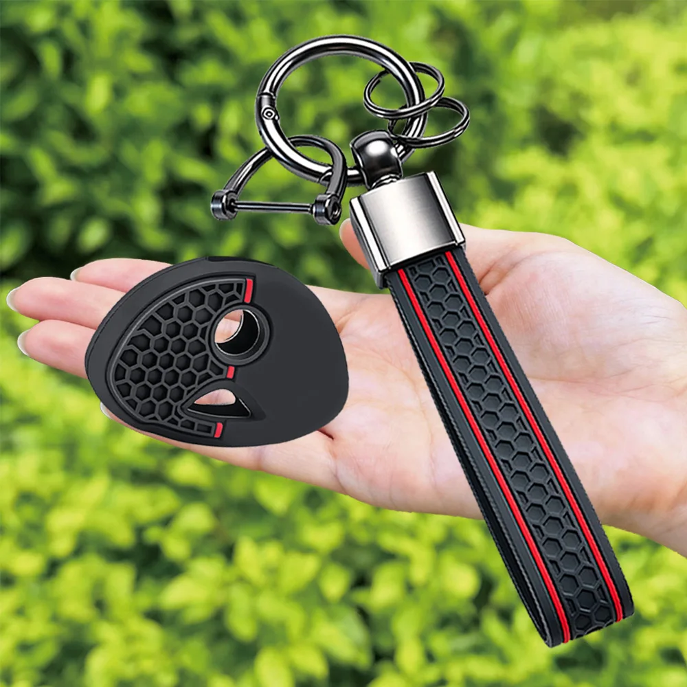 For BMW K1200R K1200S R1200RT K1300R K1300S S1000RR F650GS F800GS F800ST Silicone Motorcycle Keyring Key Chain Cover Case Shell
