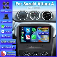 Android 15 Carplay Auto para Suzuki Vitara 4 2015 2016 2017 2018 - 2022 reproductor de Radio Multimedia para coche vídeo DSP WIFI + 4G Autoradio