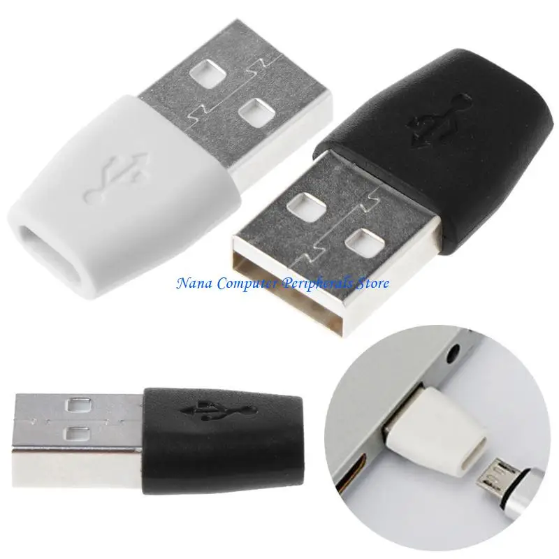 F68C USB Một bộ chuyển đổi bộ chuyển đổi nữ sang micro sang vi mô để truyền dữ liệu và điện tích