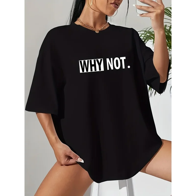 Oversized Drop‑Shoulder Plus Size Tee Loose Fit Cotton Short Sleeve T‑Shirt For Curvy Figure