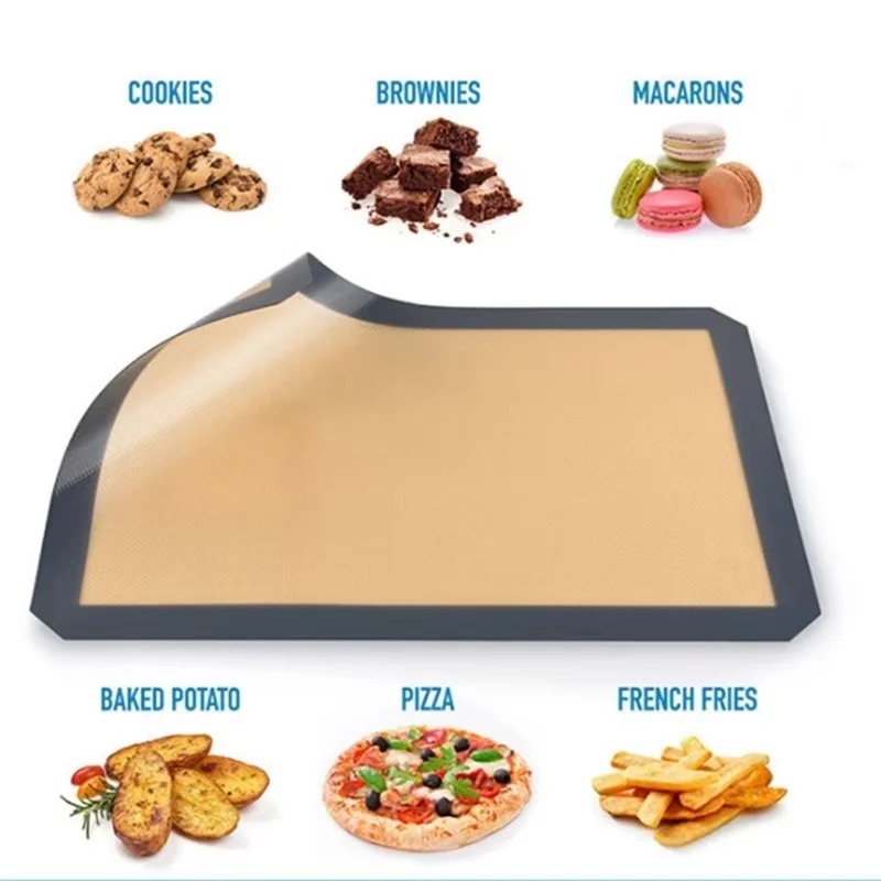 A03F-Mats ملحقات الخبز الحرارة وسهلة التنظيف نسيج السيليكون لاستخدام فرن المطبخ