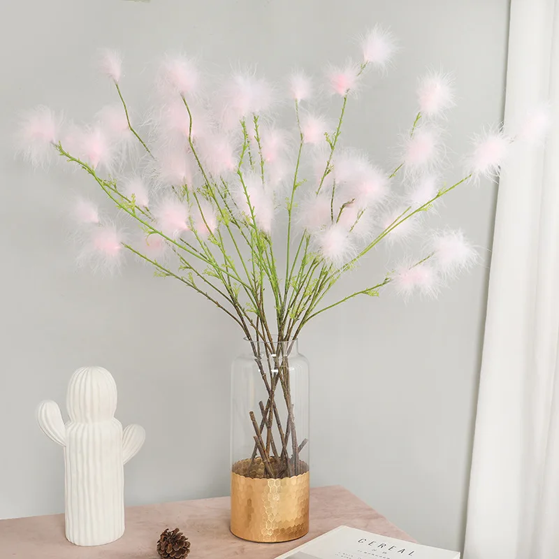 

1 PCS 105cm Artificial Dandelion Flower Home Decor Wedding Table Room Decoration Gift F725