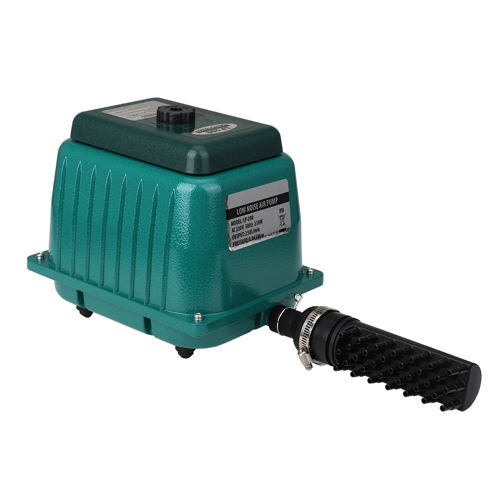 Air Pump of Fish Tank LP 200 High Pressure Mute Fish Tank Seafood Breeding Aerator Air Pump Pond Breeding Aerator