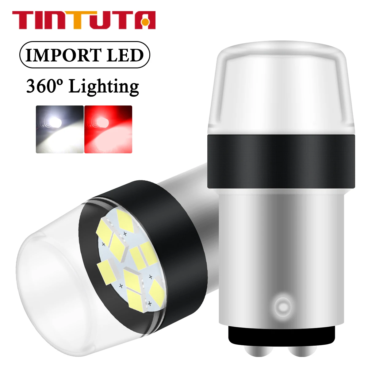 

2pcs 1157 P21/5W BAY15D Stop Bulb Brake Lights Auto Daytime Running DRL Strobe Flash Light Taillight Red White 12v