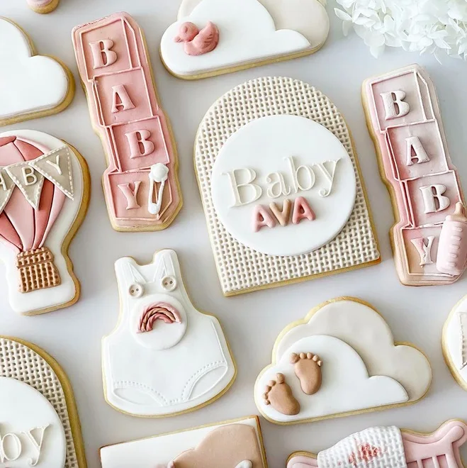 Cake Mold Multi Baby Themed Shoe Button Silicone Mold Sugarcraft Chocolate Fondant Tool Clay Sugarcraft Mould