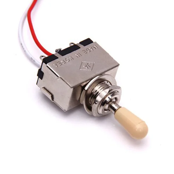 

Guitar Circuit Wiring 3 Way Toggle Switch 1 Volume 1 Tone 2-500K Mini Pot 16Mm Metal Base For Electric Guitar Parts