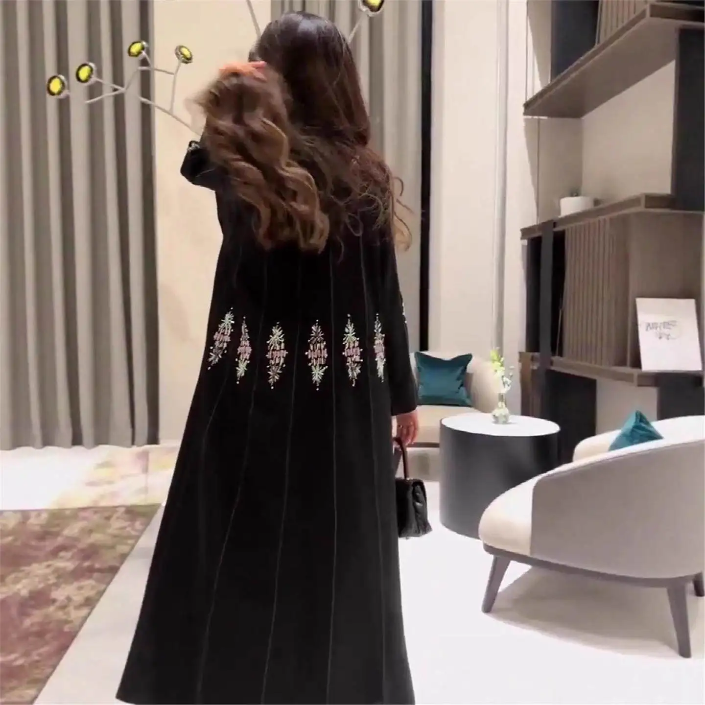 

Autumn Winter Long Heavyweight Loose plus Size Women's Coat Windbreaker Outerwear Cross-Border New Sle Faionable Ladies' ...