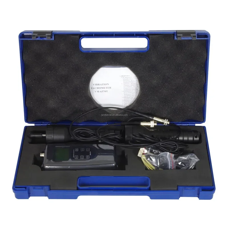 2 in 1 Digital Vibration Tachometer Vibration Meters with Frequency Range 10Hz to 10kHz in Acceleration Mode