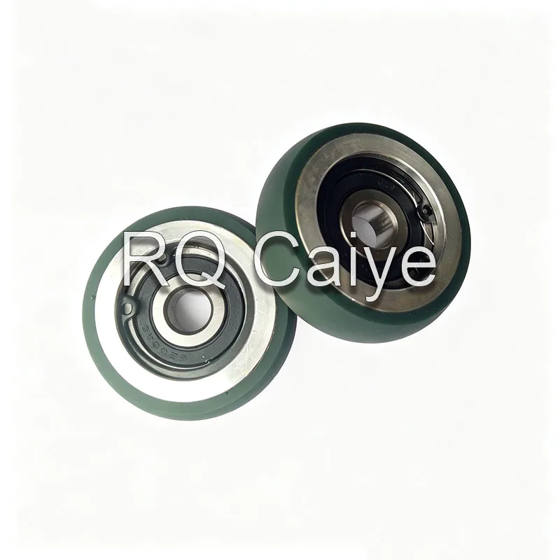 2Pieces Feeder Rubber Wheel 48X10X16mm for KBA Rapida 104 105 Offset Printing Machine Spare Parts
