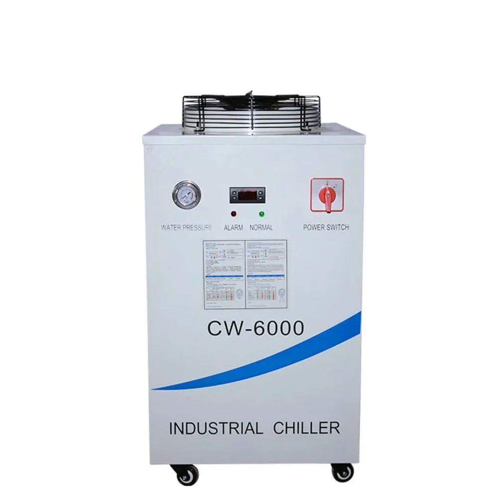 HAOJIAYI Original S&A Industrial Chiller CW-6000 70L/min Flow R-410a Refriferant 50/60Hz for Machine Water Colling System