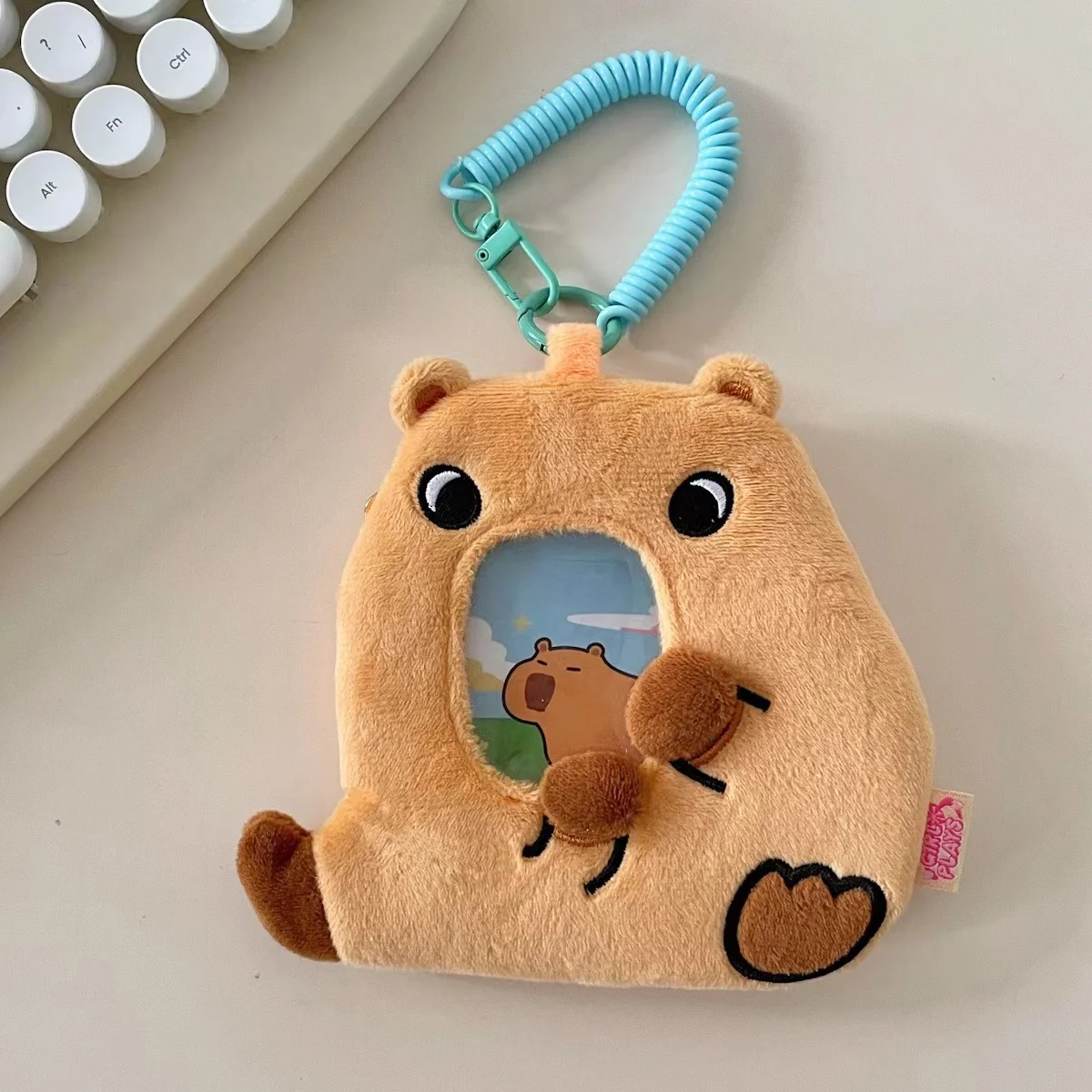 Original animal Plush Kpop Creative card holder Photocards Holder Notebook Album Idol Photo Collection Book Storage pendant