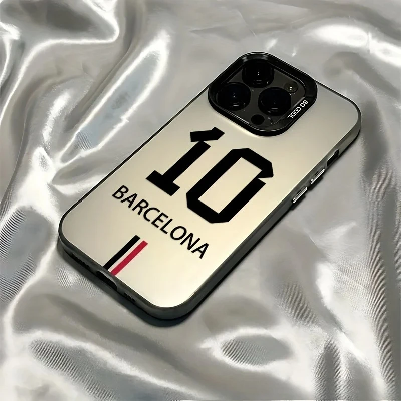 

For Barcelona 10 design phone case for iPhone17 16, 15, 14, 13, 12, 11 Pro Max, Plus with shock-resistant matte back cover