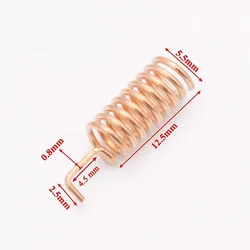 Antena helicoidal de resorte de cobre puro, receptor de refuerzo de señal Omni para ruta de tarjeta de red inalámbrica, 100 MHz, 3.5dBi, 915 unids/lote