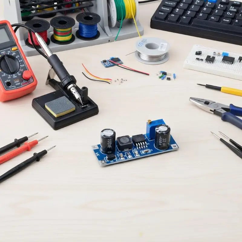 Premium XL7015 DC-DC-converter, 7005A LM2596, met functierijke step-down buck-module, ondersteunt 5V-80V naar 5V-20V.