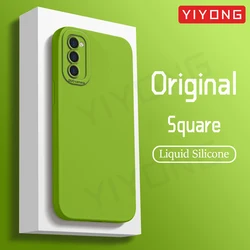 S23 Case YIYONG Silky Liquid Silicone Soft Cover For Samsung Galaxy S23 Plus S22 S24 S25 Ultra S22+ S23+ S24+ S25+ Phone Cases