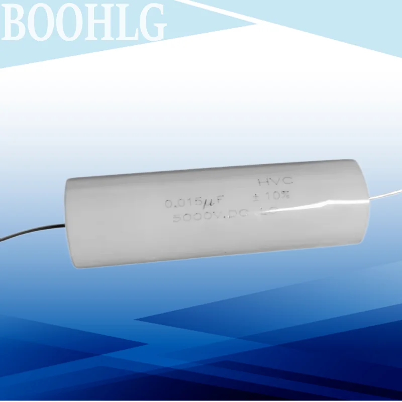 2PCS high voltage inductive film capacitor 5000V 0.015uf 15nf 12.5X44MM 13.5X24X42MM