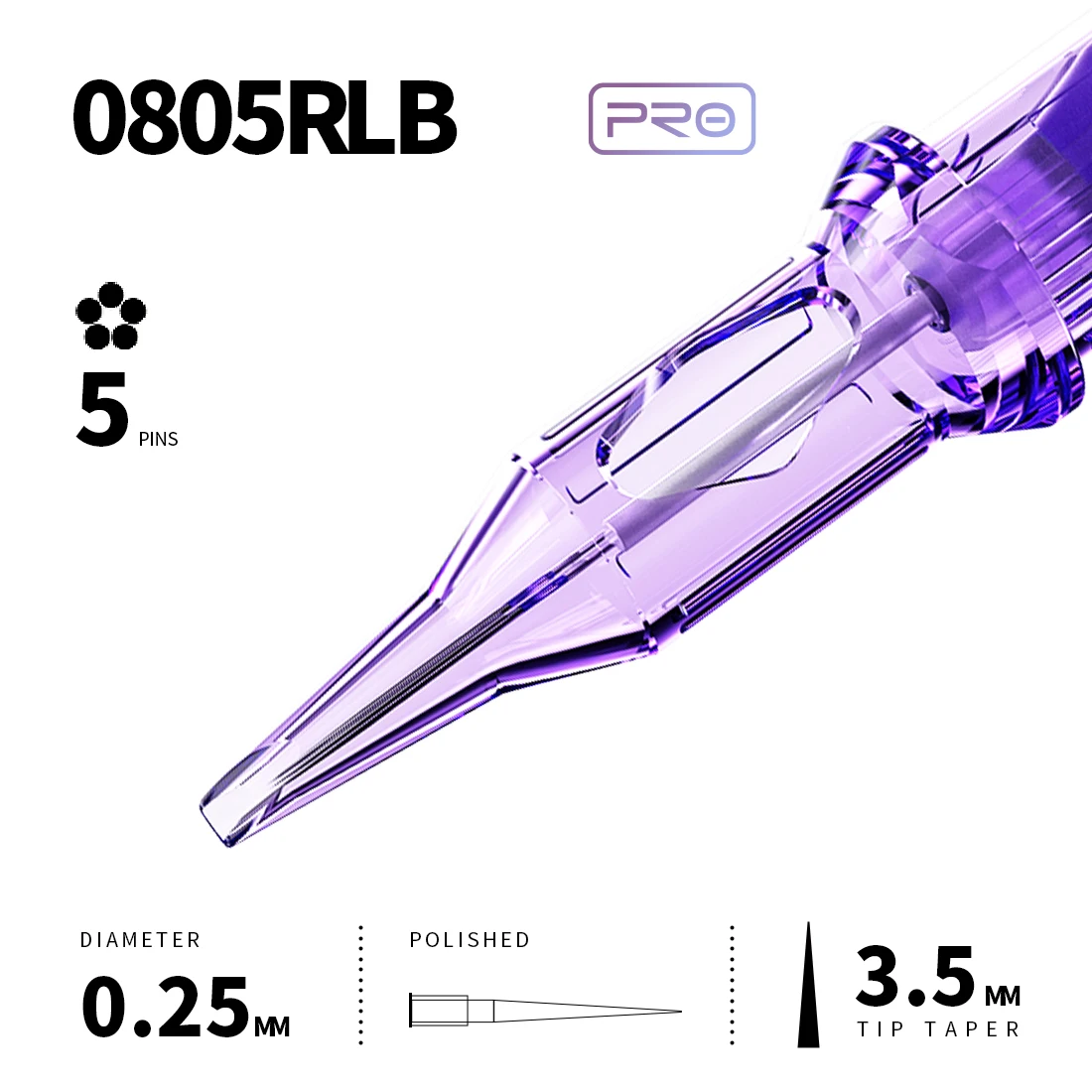 Mast Pro Tattoo Cartridge Needles PMU 1RL 3RL Precision for Tattoo Permanent Makeup Micropigmentation Eyelinver Lips Eyebrows image 3