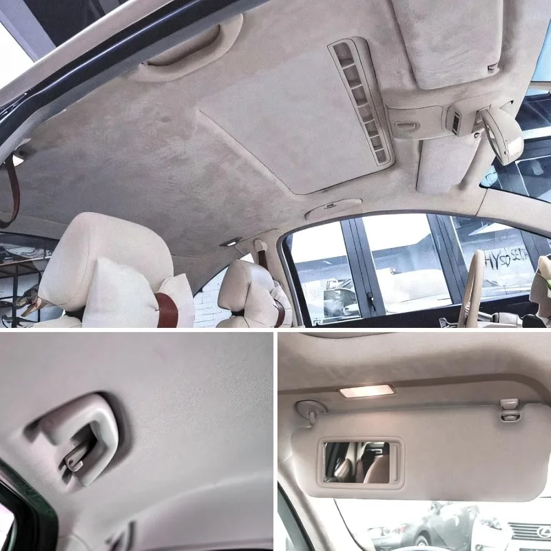 

Max250×150cm Foam Backed Car Headliner Suede Fabric for Auto Interior Modification Material Car Sky Roof Upholstery Lining Cloth