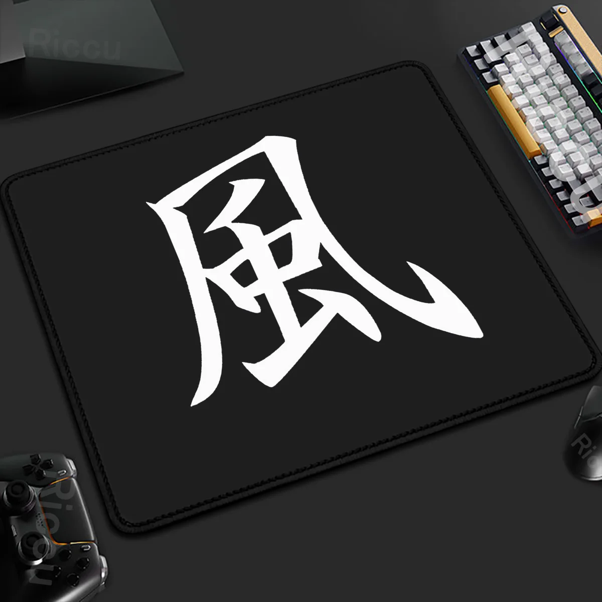 E-Sports Small Mousepad 40x45cm Locking Edge keyboard Desk Mat Chinese Character 