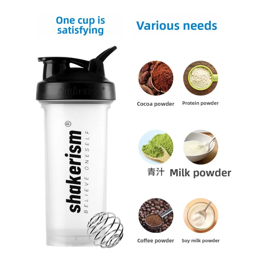 Shaker Cup - Large Capacity Sports Shaker Milliliters - Large Capacity Fitness Protein Powder Shaker Cup Heat-Resistant