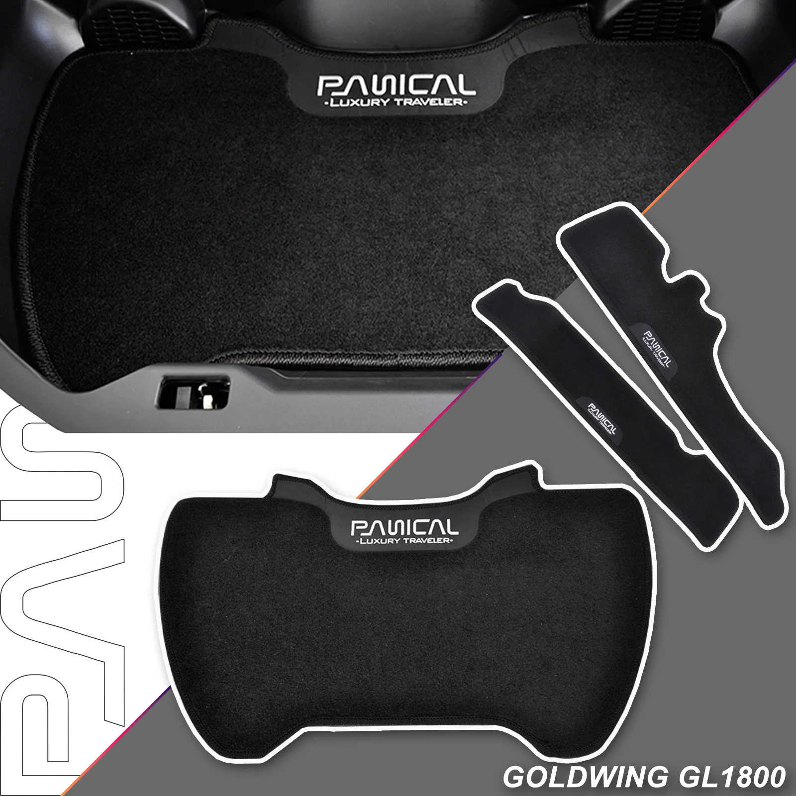 

PANICAL for Honda 2018-2025 GOLDWING GL1800 F6B Motorcycle Trunk Organizer Pad Storage Bag Rear Trunk Mat Saddlebag Accessories