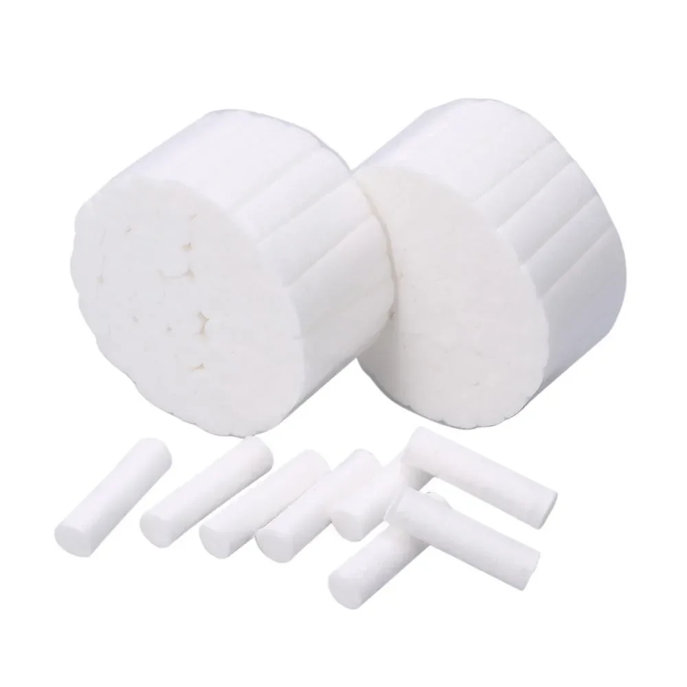 200Pcs/set Dental Cotton Roll Surgical Cotton Rolls 100% Cotton High Absorbent Dentist Material Teeth Whitening Product Dentist