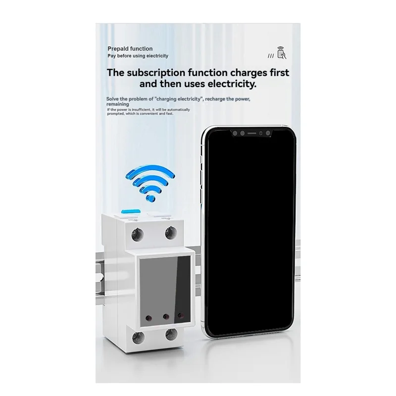 

A25P GR2P 100A Smart Electricity Meter Tuya Wifi Din Rail Power Energy Meter Digital Display Monitor Voltage Curve Ammeter