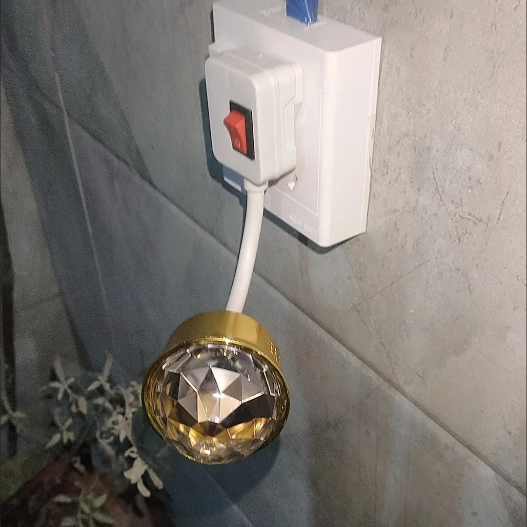 Mini Romantic LED Atmosphere Lights EU Plug Lamp Interior Ambient Lighting Car Home Decor Accessories