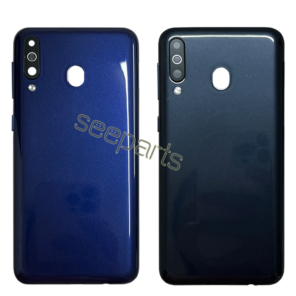 For Samsung Galaxy M30 Back Battery Cover M305F Rear Door Housing Case Replacement Parts A40S Battery Cover With Lens