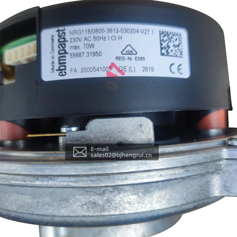 

NRG118/0800-3612- 030204 230 В переменного тока, 50/60 Гц, 80 Вт для настенного вентилятора котла